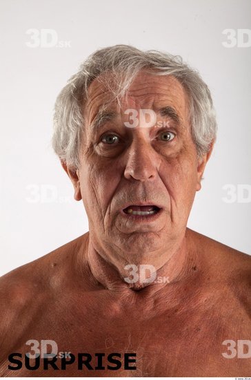 Head Emotions Man Animation references White Average Wrinkles