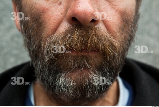 Mouth Man Casual Average Bearded Street photo references