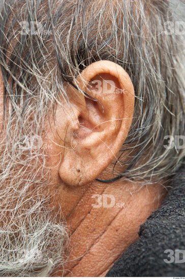 Ear Man Casual Average Bearded Street photo references