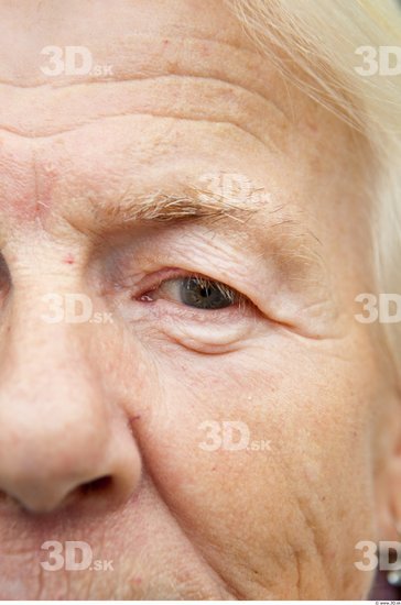 Eye Woman White Average Wrinkles