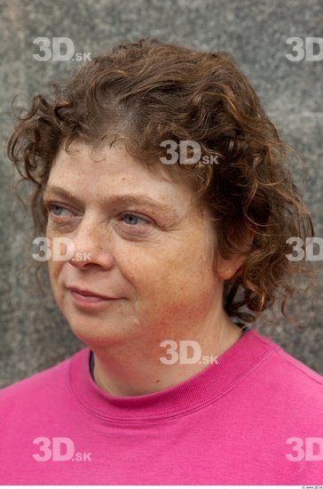 Head Woman Casual Average Wrinkles Street photo references