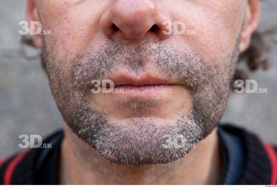 Mouth Man Casual Average Bearded Street photo references