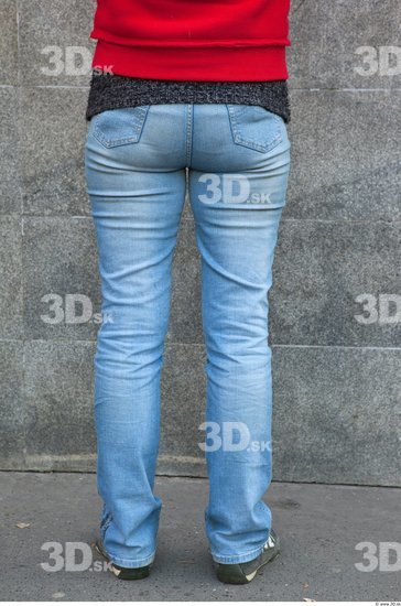 Leg Woman Casual Jeans Average Street photo references