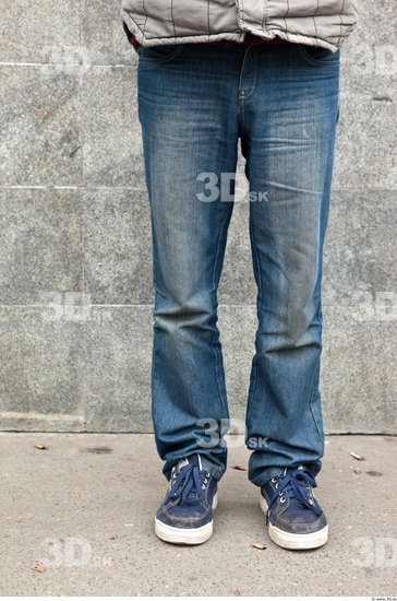 Leg Man Casual Jeans Average Street photo references