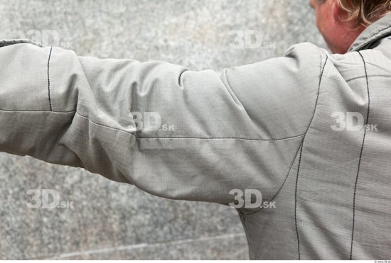 Arm Man Casual Jacket Average Street photo references