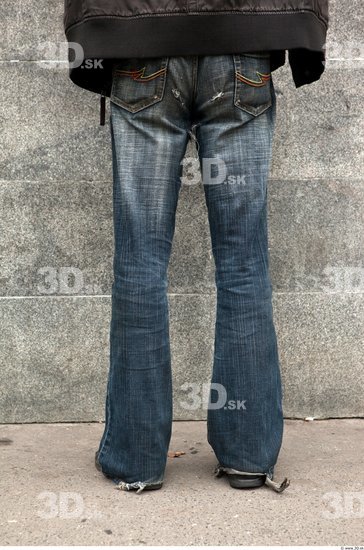 Leg Man Casual Jeans Average Street photo references