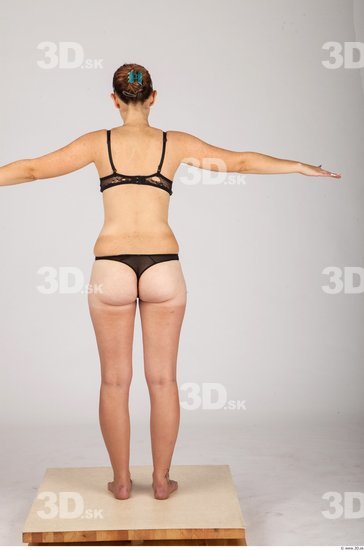 Whole Body Woman T poses Casual Underwear Average Studio photo references