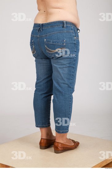 Leg Whole Body Woman Casual Jeans Average Studio photo references