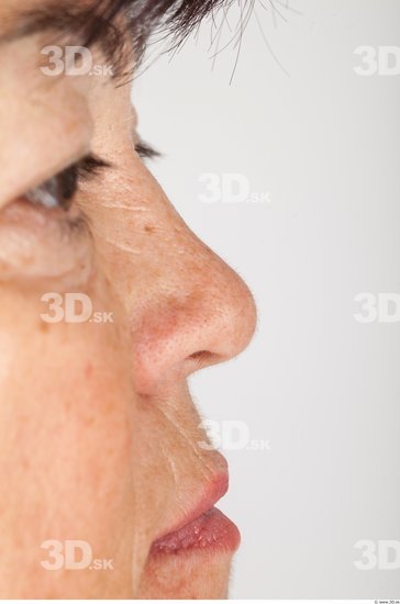 Nose Whole Body Woman Casual Average Studio photo references