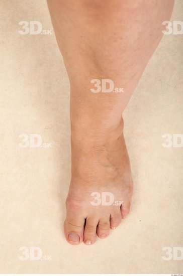 Foot Whole Body Woman Nude Casual Average Studio photo references