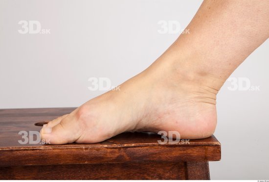 Foot Whole Body Woman Nude Casual Average Studio photo references