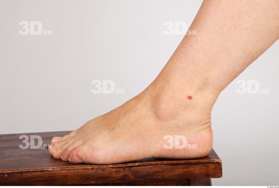 Foot Whole Body Woman Nude Casual Average Studio photo references