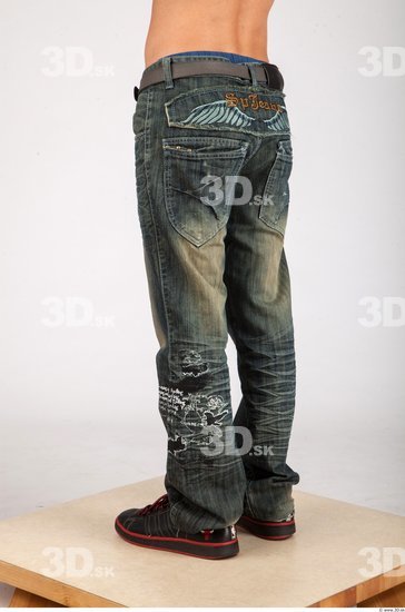 Leg Whole Body Man Animation references Casual Jeans Average Studio photo references