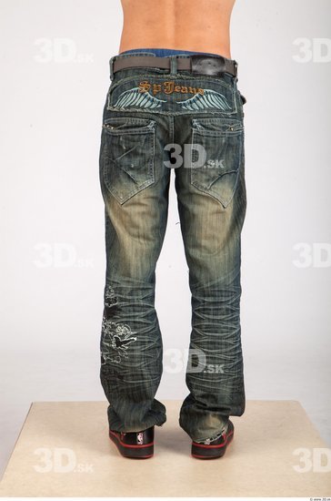 Leg Whole Body Man Animation references Casual Jeans Average Studio photo references