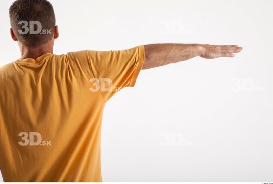 Arm Man Animation references White Casual T shirt Average