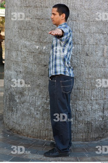 Whole Body Man T poses Casual Average Street photo references