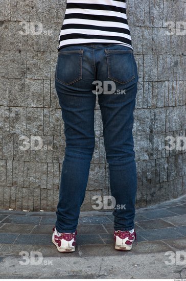 Leg Woman Casual Jeans Average Street photo references