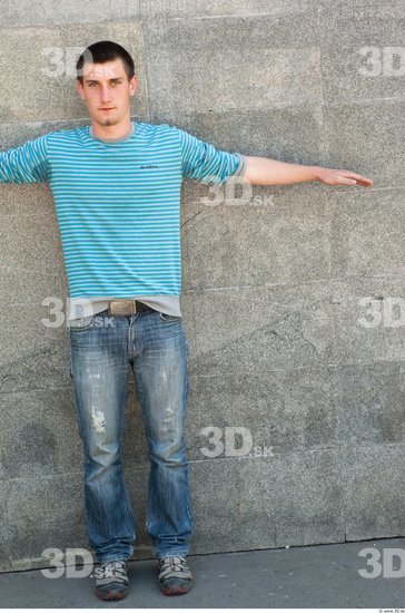 Whole Body T poses Casual Average Street photo references