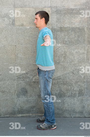 Whole Body T poses Casual Average Street photo references