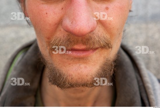 Mouth Man Casual Average Bearded Street photo references