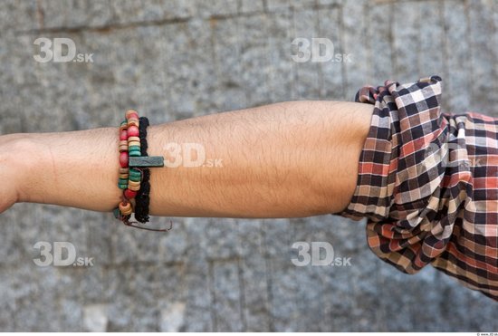 Forearm Man Casual Shirt Average Street photo references