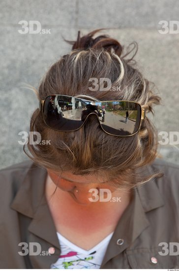 Head Woman Casual Average Street photo references