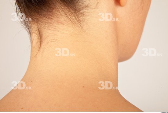 Neck Whole Body Woman Casual Slim Studio photo references