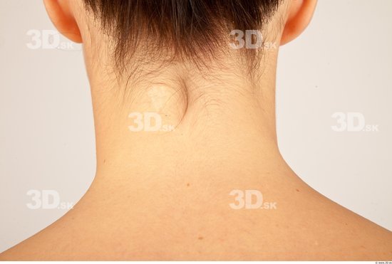 Neck Whole Body Woman Casual Slim Studio photo references