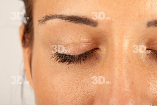 Eye Whole Body Woman Casual Slim Studio photo references