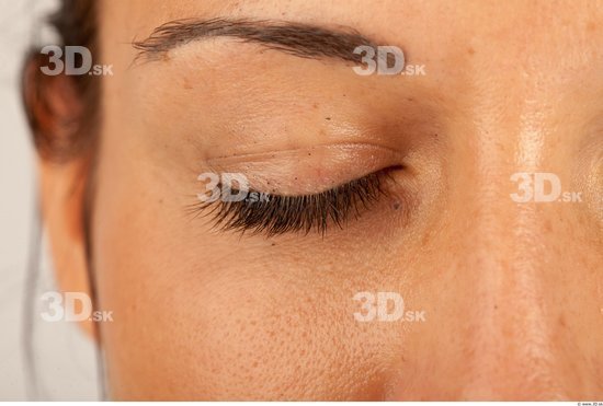 Eye Whole Body Woman Casual Slim Studio photo references