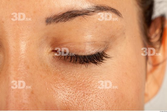 Eye Whole Body Woman Casual Slim Studio photo references