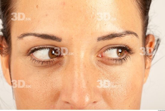 Eye Whole Body Woman Casual Slim Studio photo references