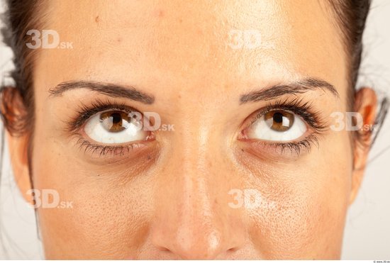 Eye Whole Body Woman Casual Slim Studio photo references