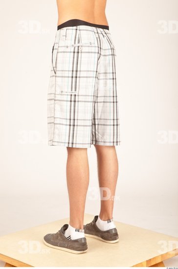 Leg Whole Body Man Casual Shorts Slim Studio photo references