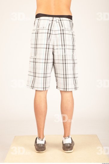 Leg Whole Body Man Casual Shorts Slim Studio photo references