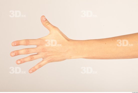 Hand Whole Body Man Casual Slim Studio photo references