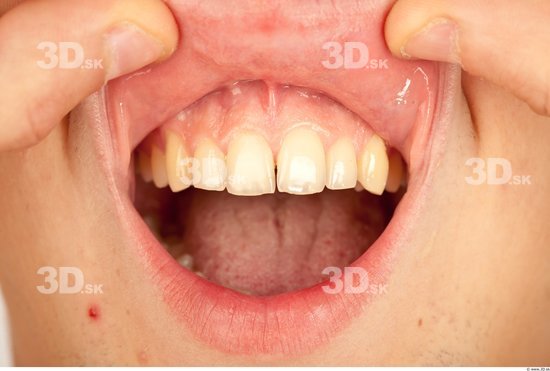 Whole Body Teeth Man Casual Slim Studio photo references