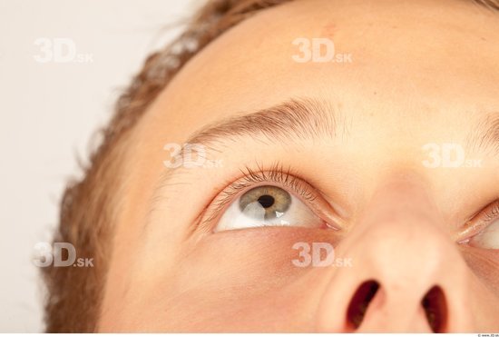 Eye Whole Body Man Casual Slim Studio photo references