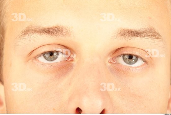 Eye Whole Body Man Casual Slim Studio photo references