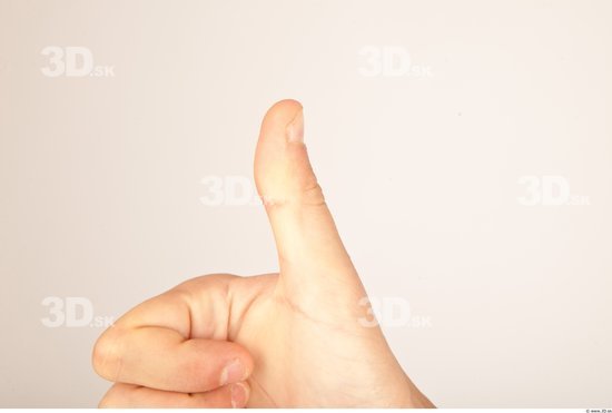 Fingers Whole Body Man Casual Slim Studio photo references