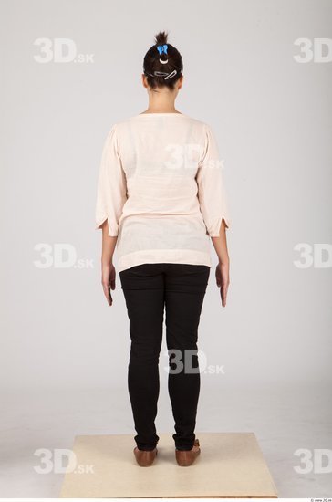 Whole Body Woman Animation references Casual Slim Studio photo references