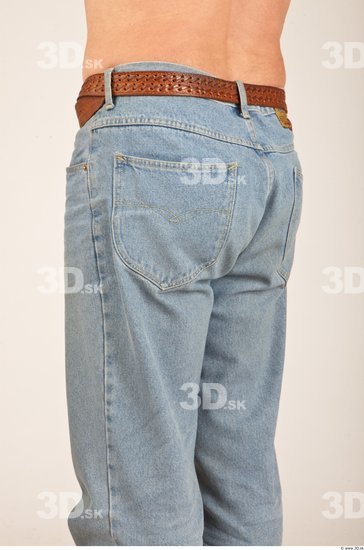 Thigh Whole Body Man Casual Jeans Average Studio photo references