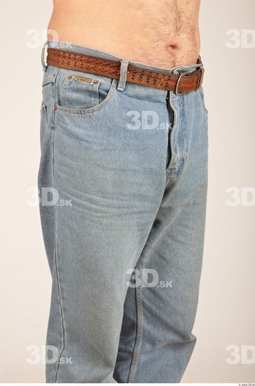 Thigh Whole Body Man Casual Jeans Average Studio photo references