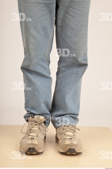 Calf Whole Body Man Casual Jeans Average Studio photo references