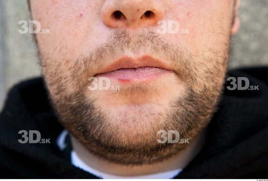 Mouth Man Casual Average Bearded Street photo references