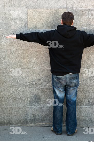 Whole Body Man T poses Casual Average Street photo references