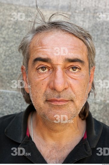 Head Man Casual Average Wrinkles Street photo references