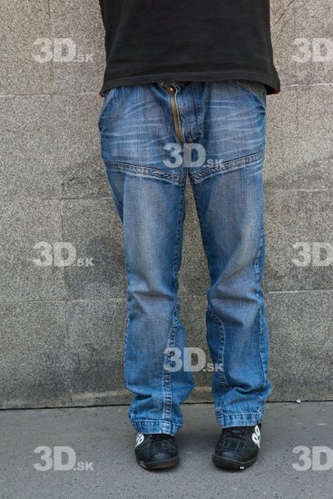 Leg Man Casual Jeans Average Street photo references