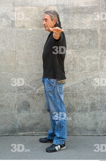 Whole Body Man T poses Casual Average Street photo references