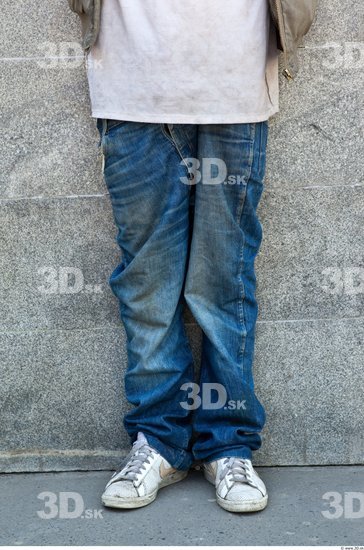 Leg Man Casual Jeans Average Street photo references